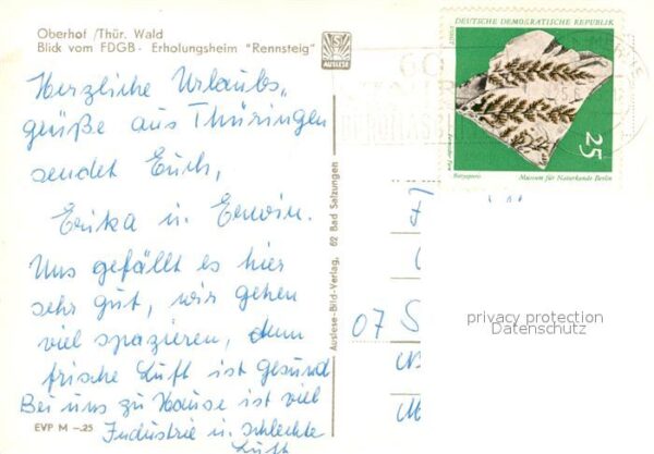 Oberhof Thueringen Erholungsheim Rennsteig – Bild 2