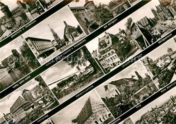 Nuernberg Frauenkirche Rathaus Königstor Albrecht