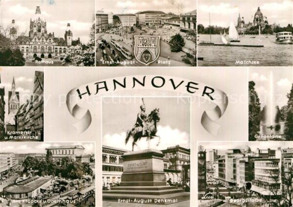 Hannover Maschsee Gr. Fontäne Ernst-August-Platz