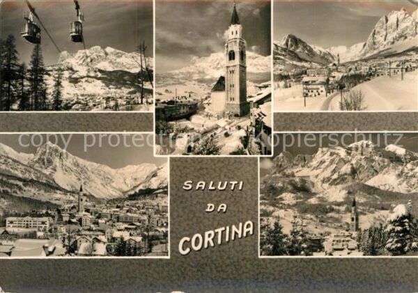 Cortina d Ampezzo Kirche Luftseilbahn