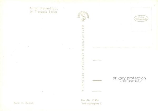 Berlin Tierpark Alfred-Brehm-Haus – Bild 2