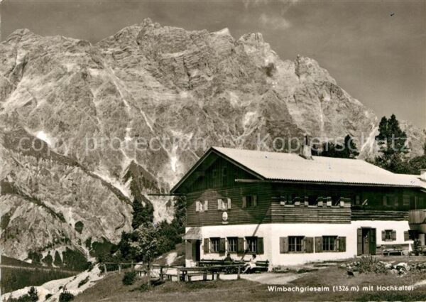Ramsau Berchtesgaden Wimbachgriesalm Hochkalter