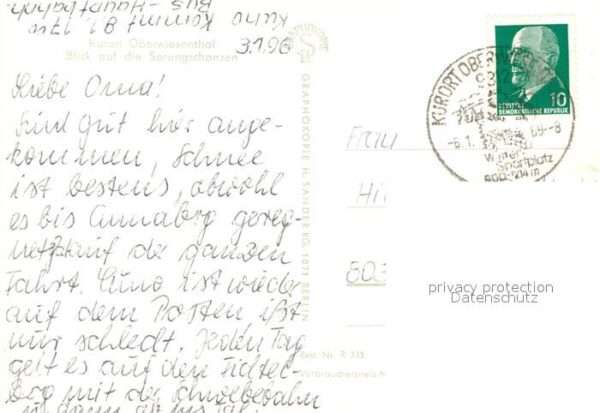 Oberwiesenthal Erzgebirge Sprungschanzen – Bild 2