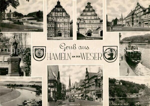 Hameln Weser Rattenfängerhaus Rattetnkrug Bäckerstra