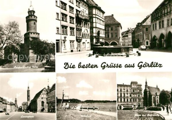 Goerlitz Sachsen Reichenbacher Turm Leninplatz Platz der