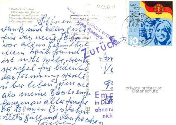 Rostock HO-Gaststätte Kutter Hermann-Duncker-Pl – Bild 2