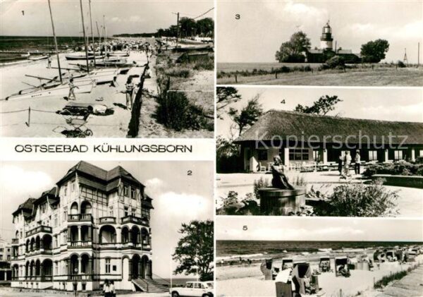 Kuehlungsborn Ostseebad Erholungsheim Schloss am Meer Leuchttur
