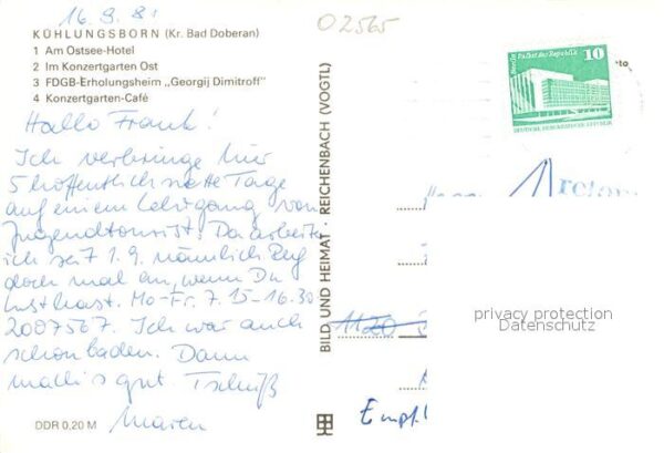 Kuehlungsborn Ostseebad Ostsee-Hotel Konzertgarten Ost Erholung – Bild 2