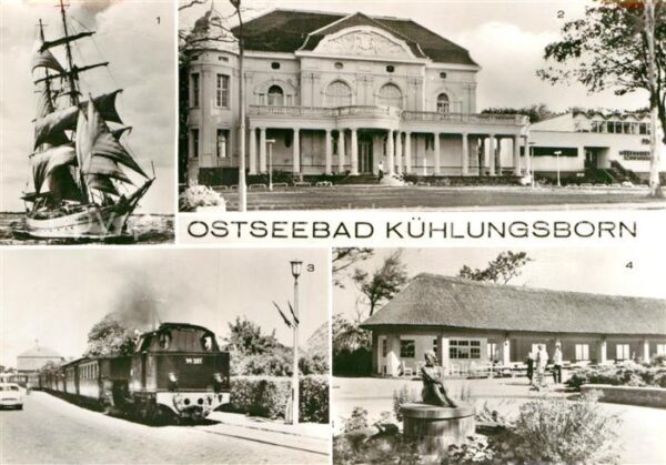 Kuehlungsborn Ostseebad Segelschiff Wilhelm Pieck Gaststätte Ba