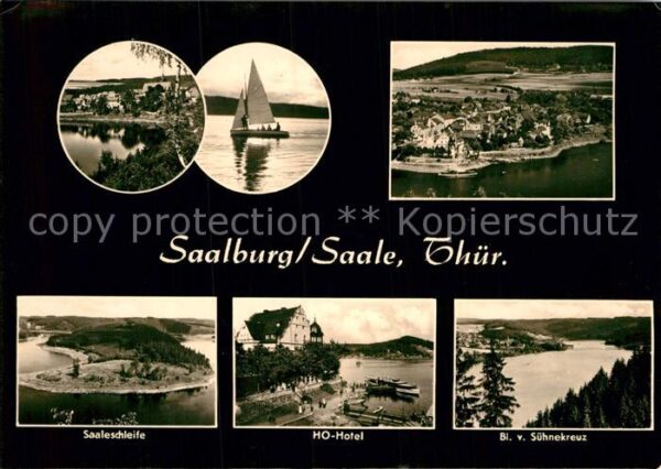 Saalburg Saale Saaleschleife HO-Hotel Segelboot