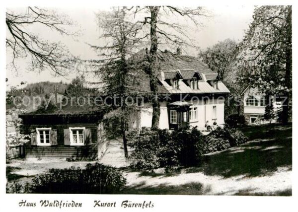 Baerenfels Erzgebirge Pension Haus Waldfrieden