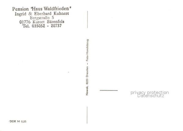 Baerenfels Erzgebirge Pension Haus Waldfrieden – Bild 2