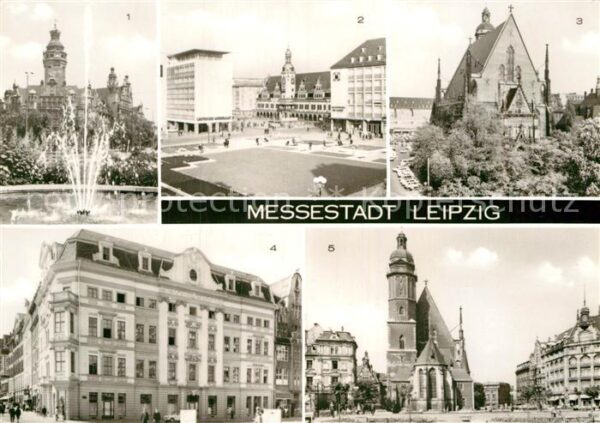 Leipzig Neues altes Rathaus Thomaskirche