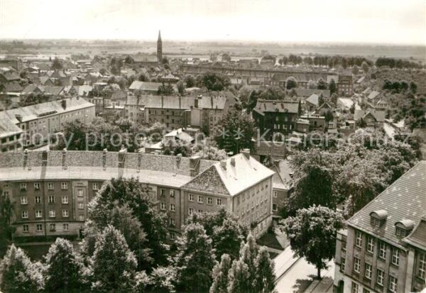 Wittenberge Prignitz Blick vom Rathausturm