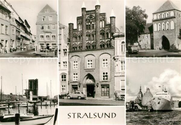 Stralsund Mecklenburg Vorpommern Leninplatz Knieper Tor Alter Markt Bert