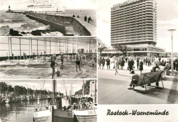 Rostock-Warnemuende Fährschiff Warnemünde Hotel Neptun
