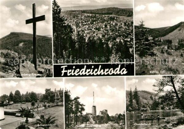 Friedrichroda Schauenberg-Kreuz Gondelteich Grosser I