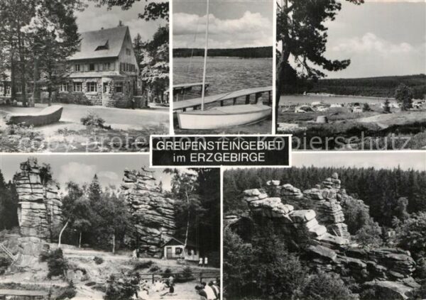 Greifensteine Erzgebirge Boot Gebäude Campingplatz