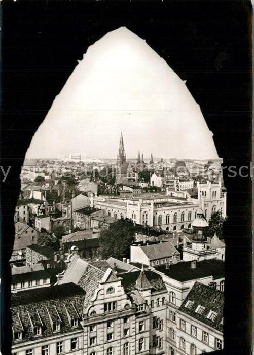 Schwerin Mecklenburg Blick vom Dom