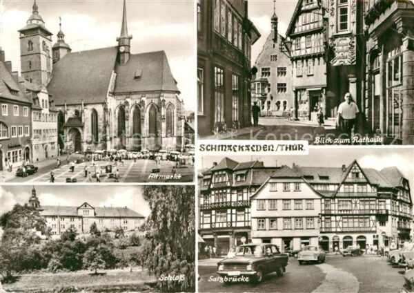 Schmalkalden Rathaus Altmarkt Salzbrücke Schloss