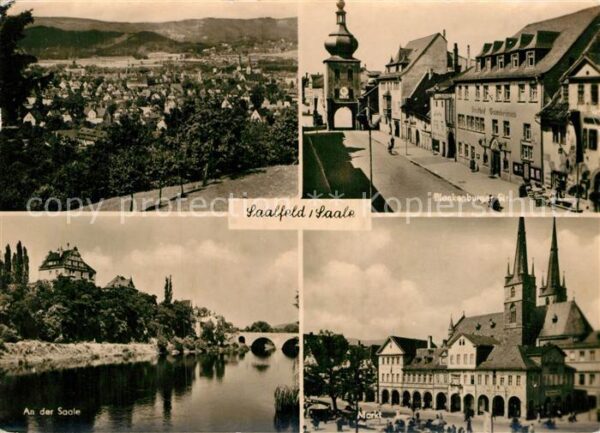Saalfeld Saale Blankenburger Str. Markt