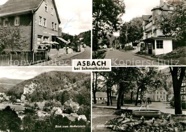 Asbach Schmalkalden Cafe Endter Hachelstein Lindenplatz