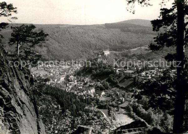 Schwarzburg Thueringer Wald Trippsteinblick