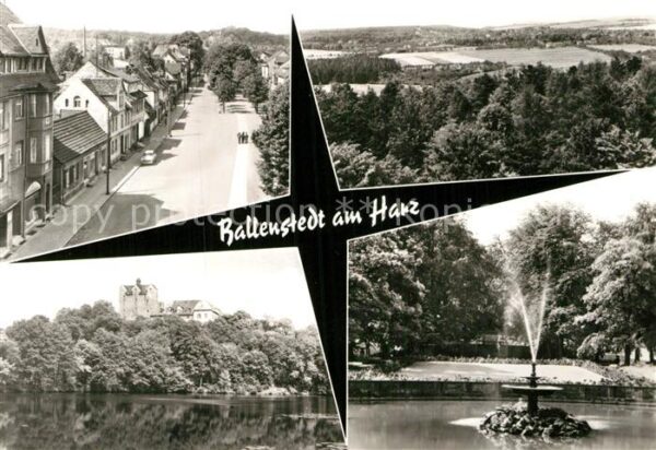 Ballenstedt Forstfachschule Friedenspark Wilhelm-Pi