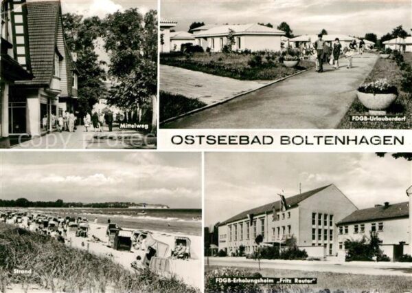 Boltenhagen Ostseebad Mittelweg Urlauberdorf Erholungsheim Fr