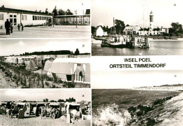 Timmendorf Insel Poel Camping Gaststätte Lotsenhafen Leuchttu