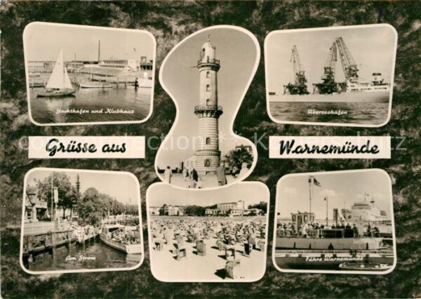 Warnemuende Ostseebad Überseehafen Fähre Warnemünde Yachthafe