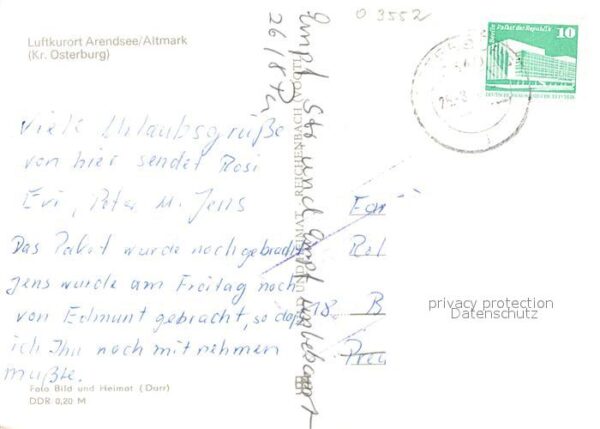 Arendsee Altmark Campingplatz – Bild 2