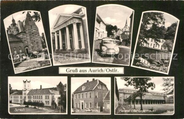 Aurich Ostfriesland Reform Kirche Hafenstrasse Stadtgraben