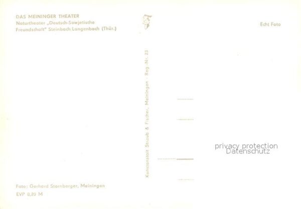 Langenbach Thueringen Das Meiinger Theater Naturtheater DSF – Bild 2