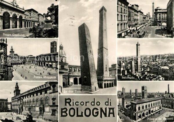 Bologna Piazza Garibaldi Via Rizzoli Piazza Mag