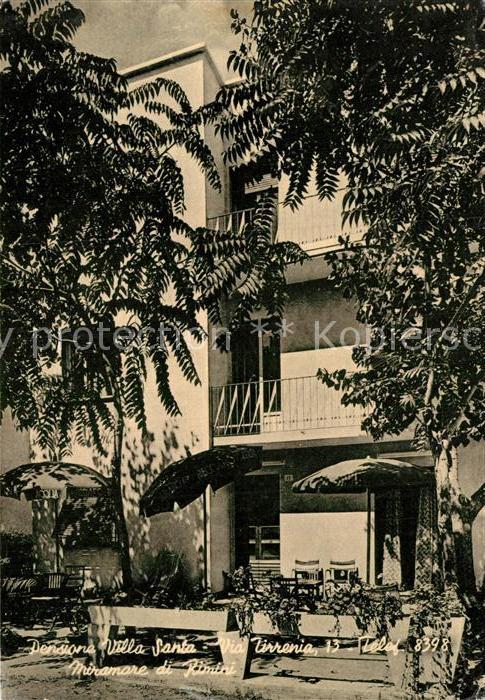Miramare di Rimini  Pensione Villa Santa Villa Tirrenia