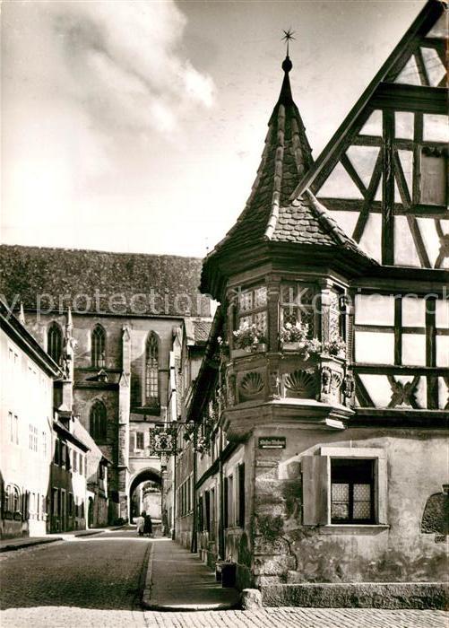 Rothenburg Tauber Feuerleinserker Feuerlein Oriel