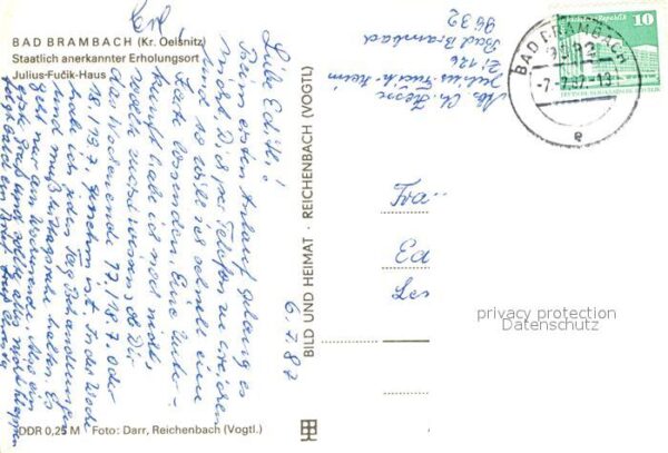 Bad Brambach Julius Fucik Haus – Bild 2