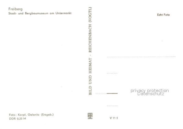 Freiberg Sachsen Stadt und Bergbaumuseum am Untermarkt – Bild 2