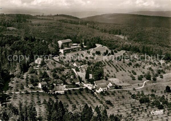 Heidelberg Neckar Deer Kohlhof mit Sanatorium Fliegeraufn
