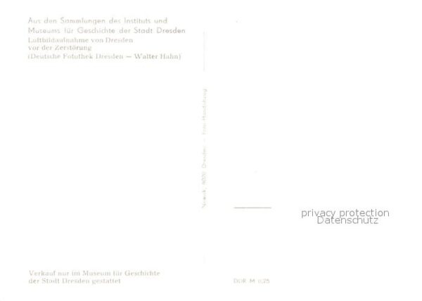 Dresden Fliegeraufnahme vor der Zerstörung – Bild 2