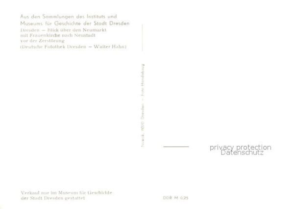 Dresden Fliegeraufnahme mit Neumarkt und Frauen – Bild 2