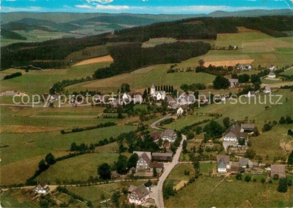Fredeburg Schmallenberg Fliegeraufnahme Haus Bergfrieden