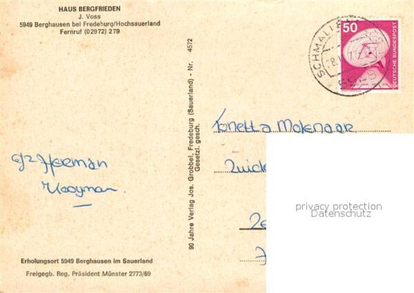 Fredeburg Schmallenberg Fliegeraufnahme Haus Bergfrieden – Bild 2