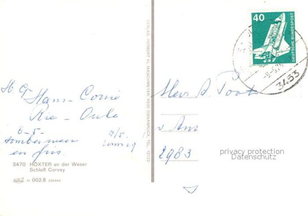 Hoexter Weser Schloss Corvey Eingang – Bild 2