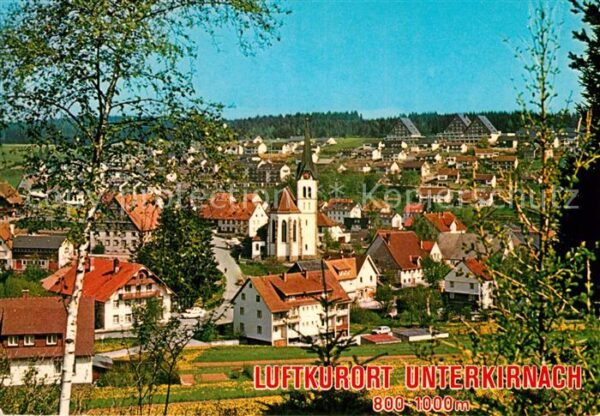 Unterkirnach Panorama Kirche