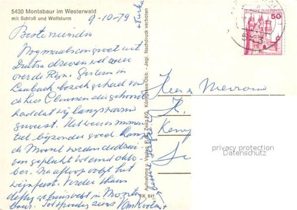 Montabaur Westerwald mit Schloss und Wolfsturm – Bild 2