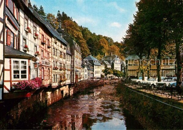 Monschau Fachwerkhäuser an der Rur