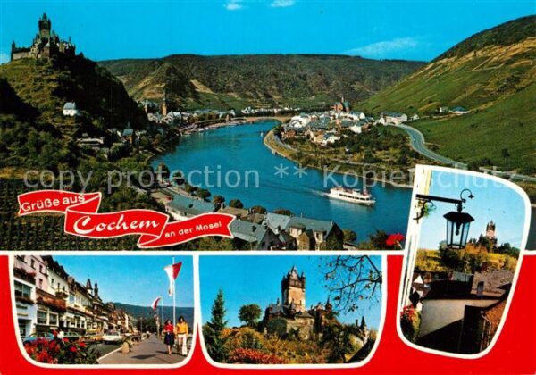 Cochem Mosel Panorama Promenade Burg