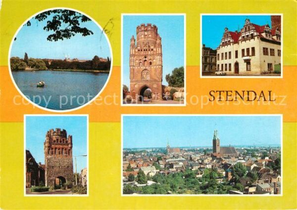 Stendal Stadtsee Uenglinger Tor Rathaus Tangerm